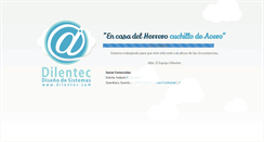Desktop Screenshot of dilentec.com